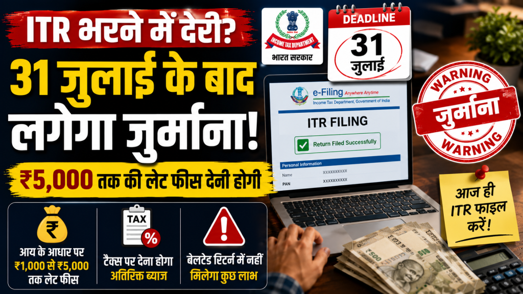 Income Tax Return भरने की अंतिम तारीख और जुर्माना