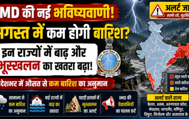 अगस्त 2026 के लिए IMD का मानसून पूर्वानुमान