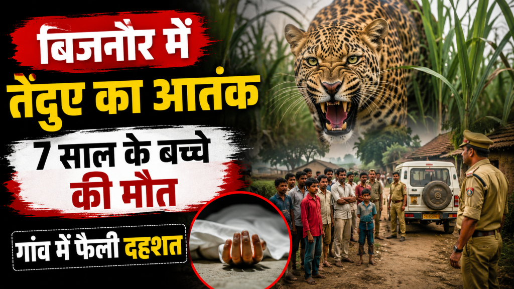 बिजनौर में तेंदुए के हमले में 7 साल के बच्चे की मौत