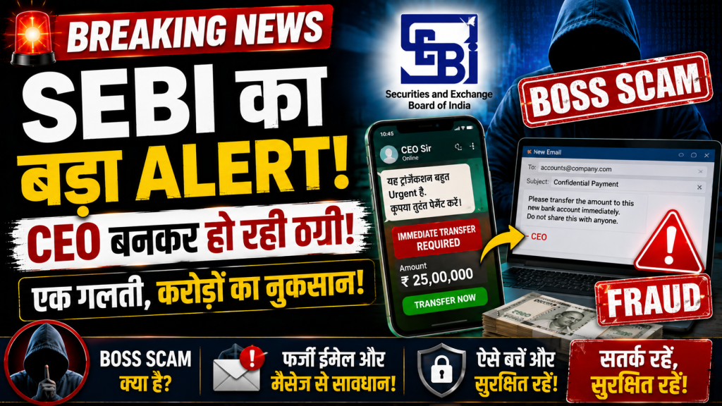 SEBI द्वारा Boss Scam को लेकर जारी साइबर चेतावनी