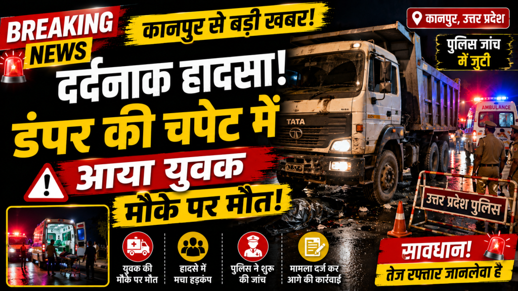 झांसी में तेज रफ्तार SUV दुर्घटना का प्रतीकात्मक दृश्य, सड़क हादसे में दो लोगों की मौत