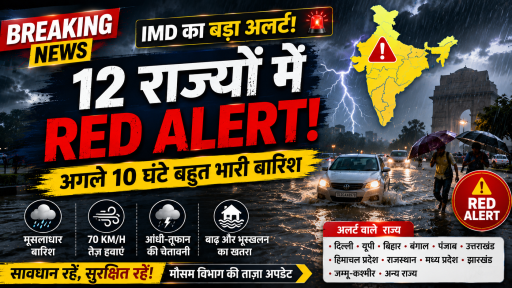 12 राज्यों में RED ALERT!"