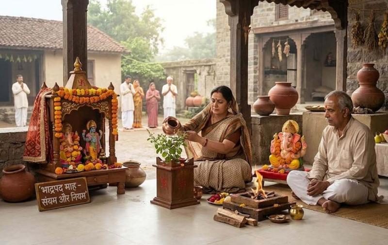 भादों में करें धर्म के अनुसार आचरण