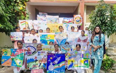 ‘मेरे सपनों का भारत’ में विद्यार्थियों ने उकेरी विकसित भारत की तस्वीर