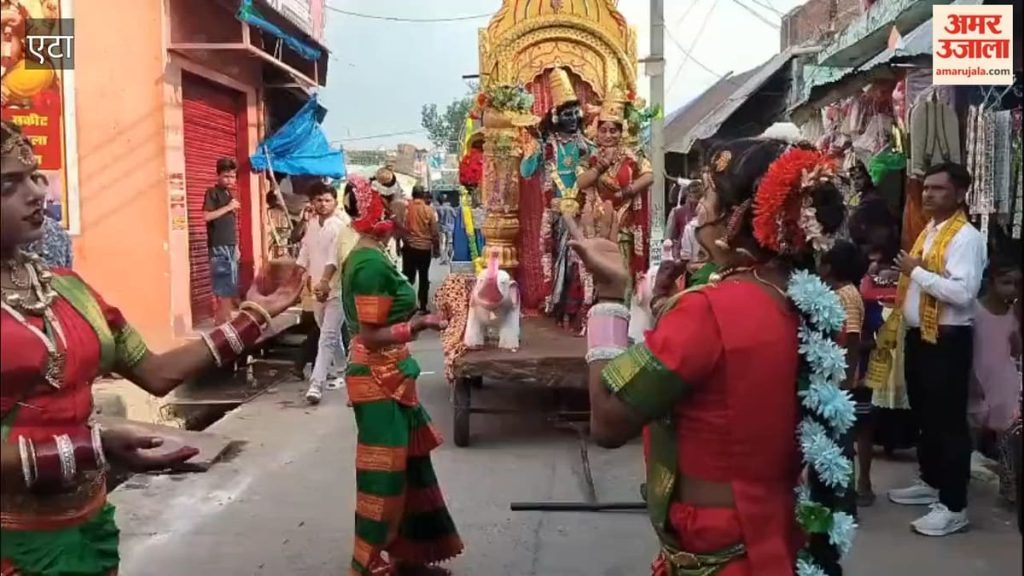 VIDEO: सकीट में धूमधाम से निकाली गणेश शोभायात्रा