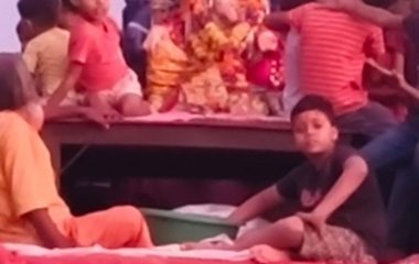 लखना और बकेवर में गणपति प्रतिमाओं का विसर्जन हुआ:भोगनीपुर नहर झाल पुल पर गाजे-बाजे के साथ, भक्तों ने उड़ाया अबीर-गुलाल