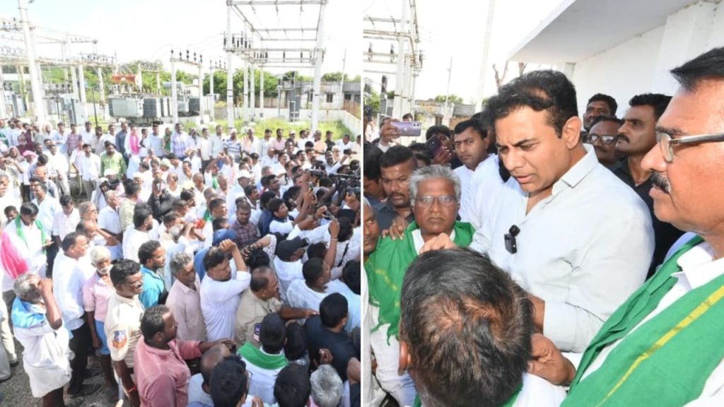 किसानों के मु्द्दे पर तेलंगाना में सियासी संग्राम, KTR ने सरकार को घेरा