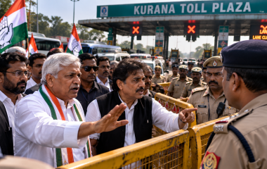 हापुड़ दीपक हत्याकांड पर सियासत तेज, कांग्रेस नेताओं को कुराना टोल पर रोका; कांग्रेस ने मांगा 1 करोड़ मुआवजा