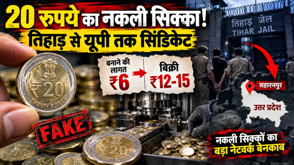 6 रुपये की लागत, 12-15 रुपये में बिक्री! ऐसे तिहाड़ जेल से यूपी तक पहुंचा 20 रुपये के नकली सिक्कों का सिंडिकेट
