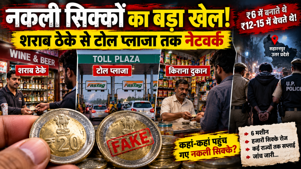 शराब ठेकों, टोल प्लाजा और किराना दुकानों पर खपाते थे नकली सिक्के, ऐसे चलता था पूरा नेटवर्क