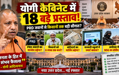 योगी कैबिनेट की बैठक में PRD जवानों किसानों और अयोध्या NSG हब से जुड़े प्रस्ताव