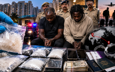 ग्रेटर नोएडा में 50 लाख की MDMA के साथ दो विदेशी नागरिक गिरफ्तार, ऑनलाइन होती थी ड्रग्स की सप्लाई