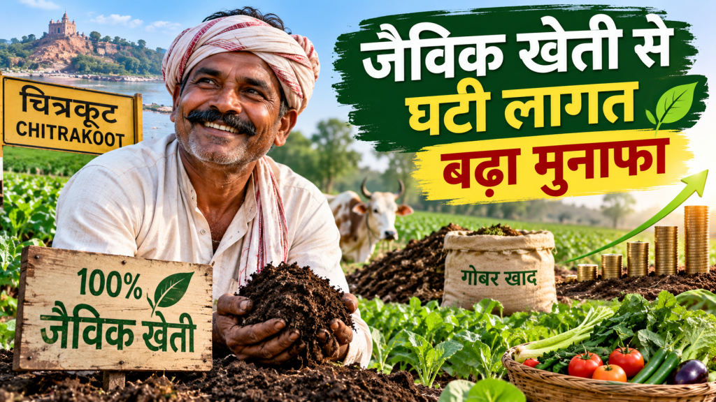 उत्तर प्रदेश में जैविक खेती से किसानों की लागत घटी, बढ़ा मुनाफा; चित्रकूट के किसानों ने बदली खेती की राह
