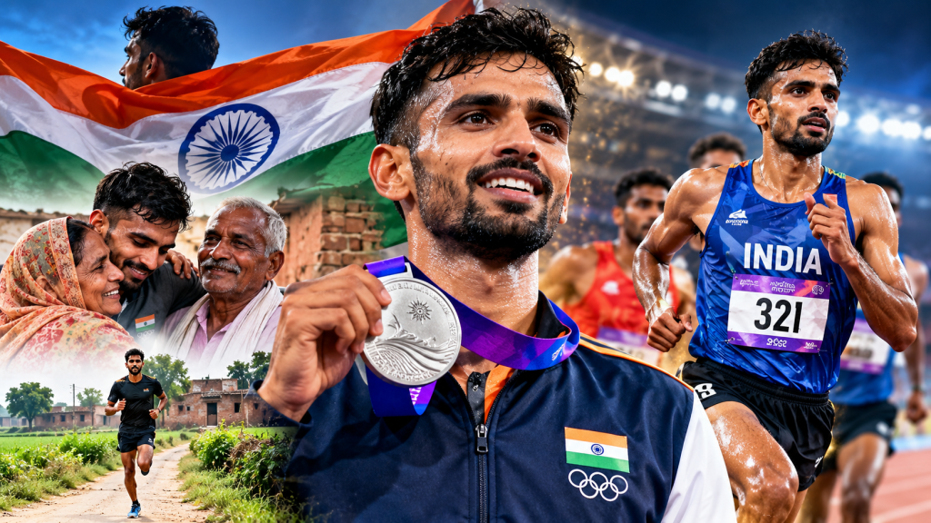 अलीगढ़ के गुलवीर सिंह ने एशियन गेम्स में जीता सिल्वर, गांव की पगडंडियों से अंतरराष्ट्रीय ट्रैक तक का सफर