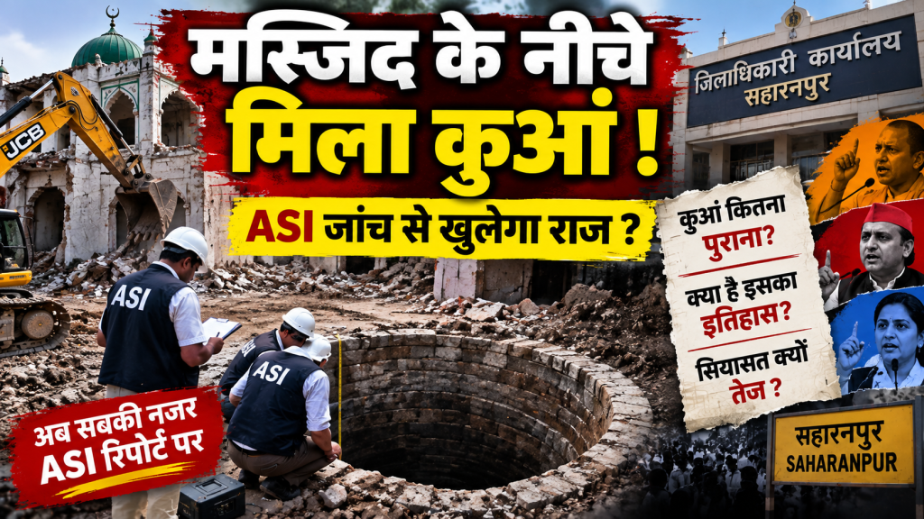 मलबा हटाते समय सामने आई पुरानी संरचना, कुएं से जुड़े दावों के बीच राजनीतिक बयानबाजी तेज; प्रशासन ने अभी नहीं दिया ऐतिहासिक महत्व पर कोई निष्कर्ष