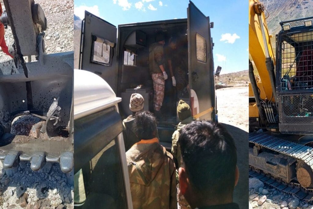 हिमाचल में छितकुल से आगे बॉर्डर के पास धमाके में चालक की मौत, मशीन ऑपरेटर घायल, पुलिस-सेना कर रही जांच