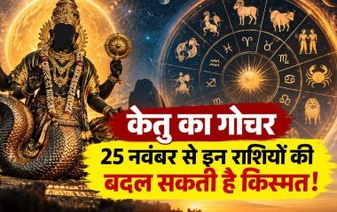 25 नवंबर से इन 4 राशियों के अच्छे दिन! केतु की चाल से बढ़ेगी कमाई खुलेंगे तरक्की के नए रास्ते