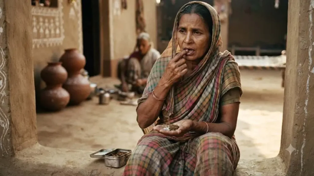 शहर से ज्यादा गांव की महिलाएं खा रहीं तंबाकू : पुरुष थोड़ा ही पीछे, NFHS रिपोर्ट में हुआ खुलासा