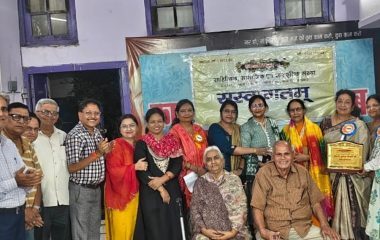 कानपुर में एकल काव्यपाठ समारोह का आयोजन:कवयित्री सुनीता तिवारी के गीतों पर भाव-विभोर हुए श्रोता