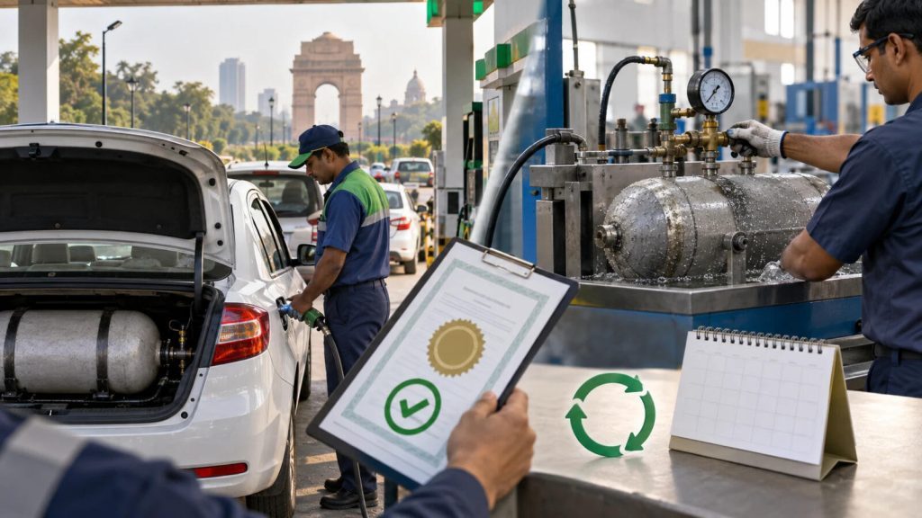 CNG चाहिए? सिलिंडर का ‘हेल्थ कार्ड’ भी दिखाना पड़ेगा, कंप्लायंस प्लेट के साथ हाइड्रो टेस्ट सर्टिफिकेट भी जरूरी