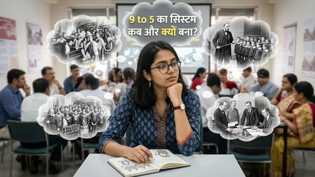 क्या आपने कभी सोचा किसने बनाया 9-टू-5 जॉब और रोज स्कूल जाने का सिस्टम?