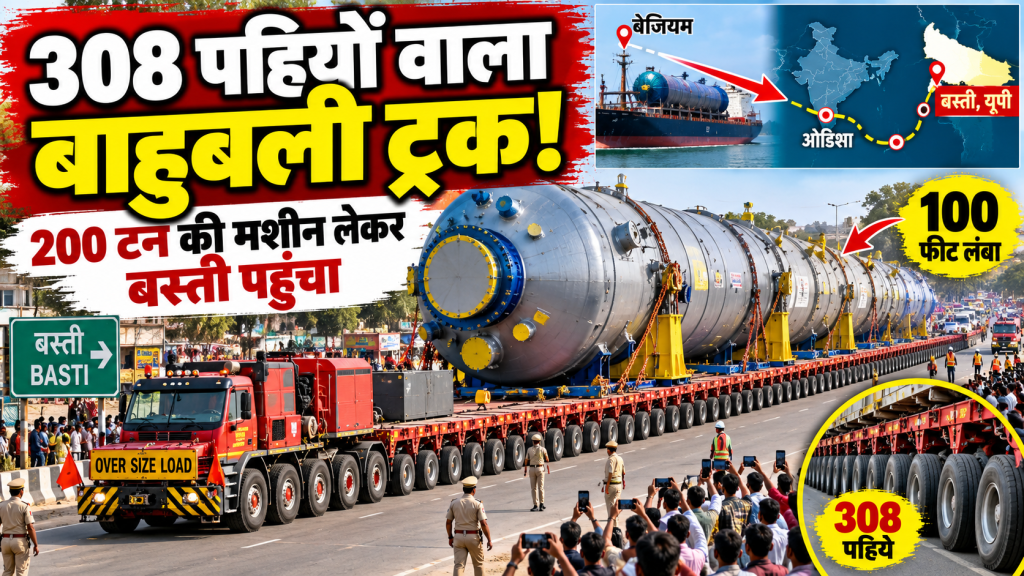 बेल्जियम से भारत कैसे पहुंची यह विशाल मशीन?