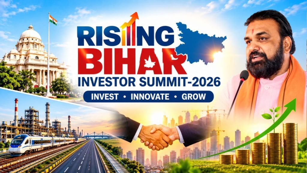 राइजिंग बिहार इन्वेस्टर समिट-2026: निवेश को लेकर CM सम्राट चौधरी का बड़ा ऐलान, सरकारी खरीद में 25% उत्पादों को मिलेगी प्राथमिकता