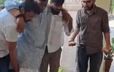 जयपुर में कांग्रेस का विरोध प्रदर्शन जारी, डोटासरा के लड़खड़ाने का वीडियो चर्चा में