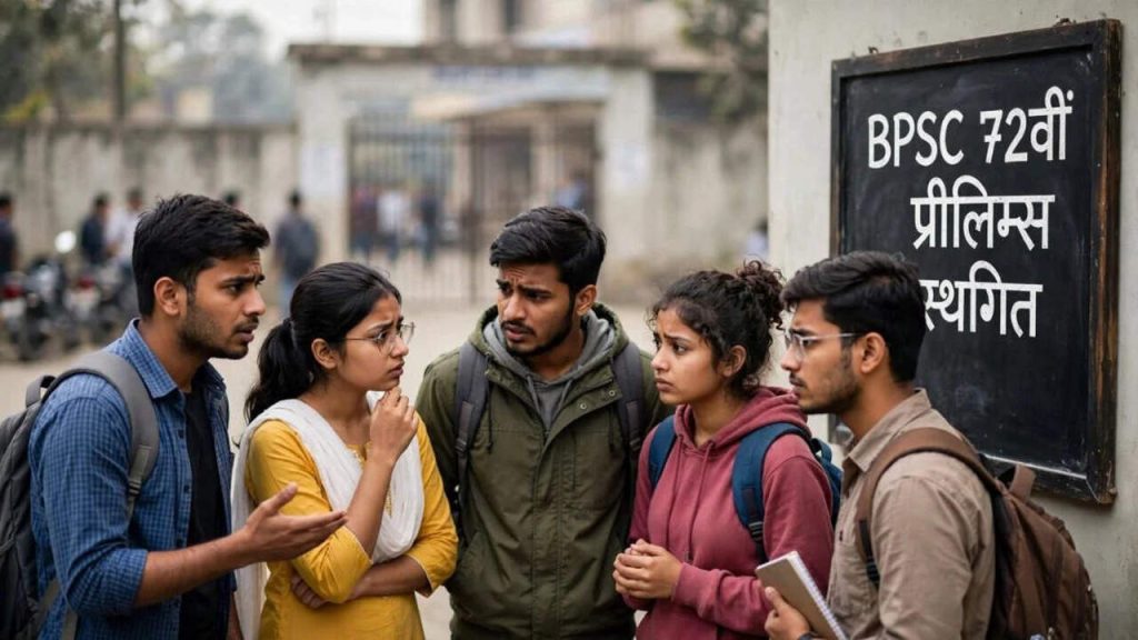BPSC की 72वीं प्रारंभिक परीक्षा फिर स्थगित, जानें कारण और नई तारीख