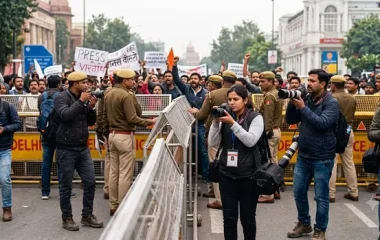 दिल्ली पुलिस की नई मीडिया गाइडलाइंस: जंतर-मंतर पर प्रदर्शन कवरेज के नियम और विवाद की पूरी सच्चाई
