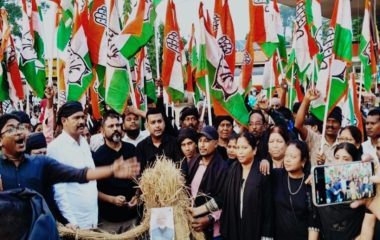 लोकतंत्र और मताधिकार की रक्षा के संकल्प के साथ कांग्रेस ने मनाया काला दिवस