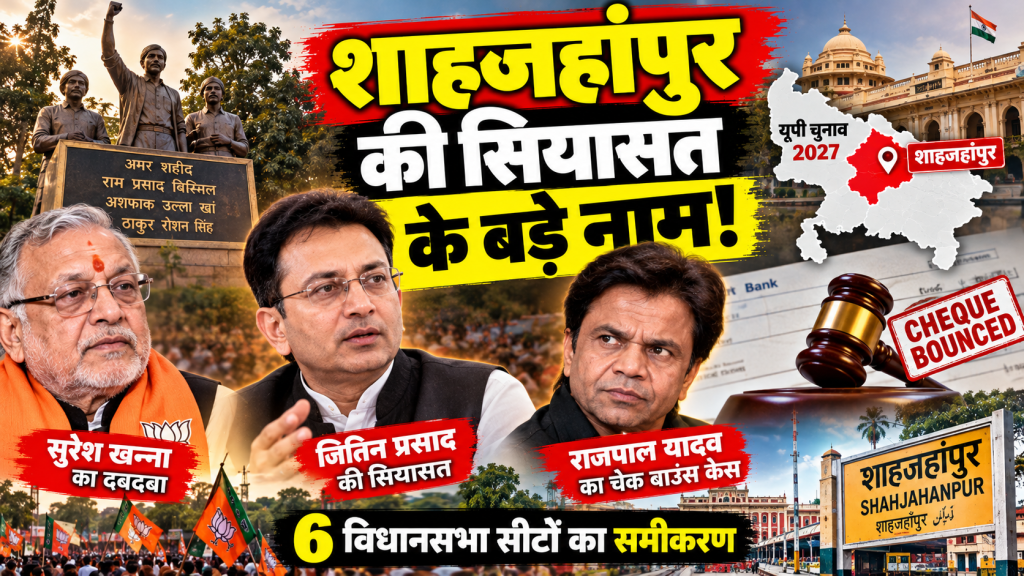 Shahjahanpur News: शहीदों की धरती शाहजहांपुर की सियासत में सुरेश खन्ना का दबदबा, जितिन प्रसाद और राजपाल यादव भी चर्चा में
