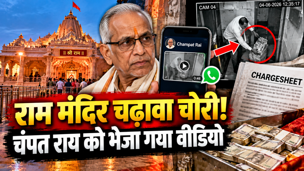 राम मंदिर चढ़ावा चोरी: चंपत राय को भेजा गया था वीडियो, चार्जशीट में 21 दिन तक माल सुपुर्दगी का जिक्र