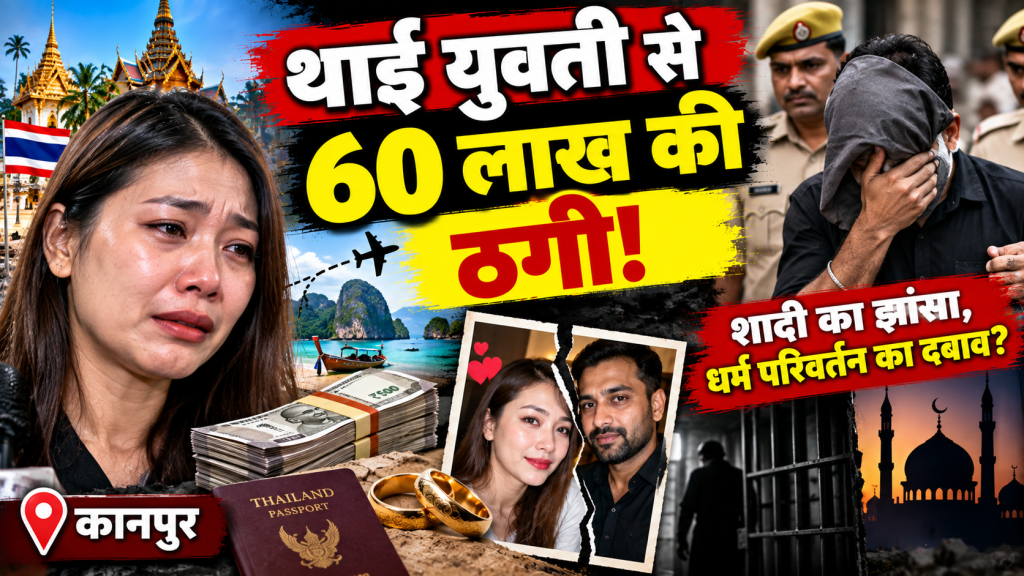 कानपुर में थाई युवती से 60 लाख की ठगी का आरोप, शादीशुदा होने की बात छिपाने का दावा; इरफान गिरफ्तार