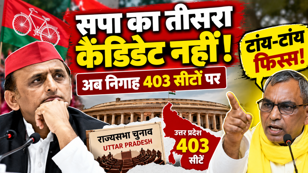 राज्यसभा चुनाव: सपा का तीसरा उम्मीदवार नहीं, ओपी राजभर का अखिलेश यादव पर तंज, बोले- ‘टांय-टांय फिस्स’