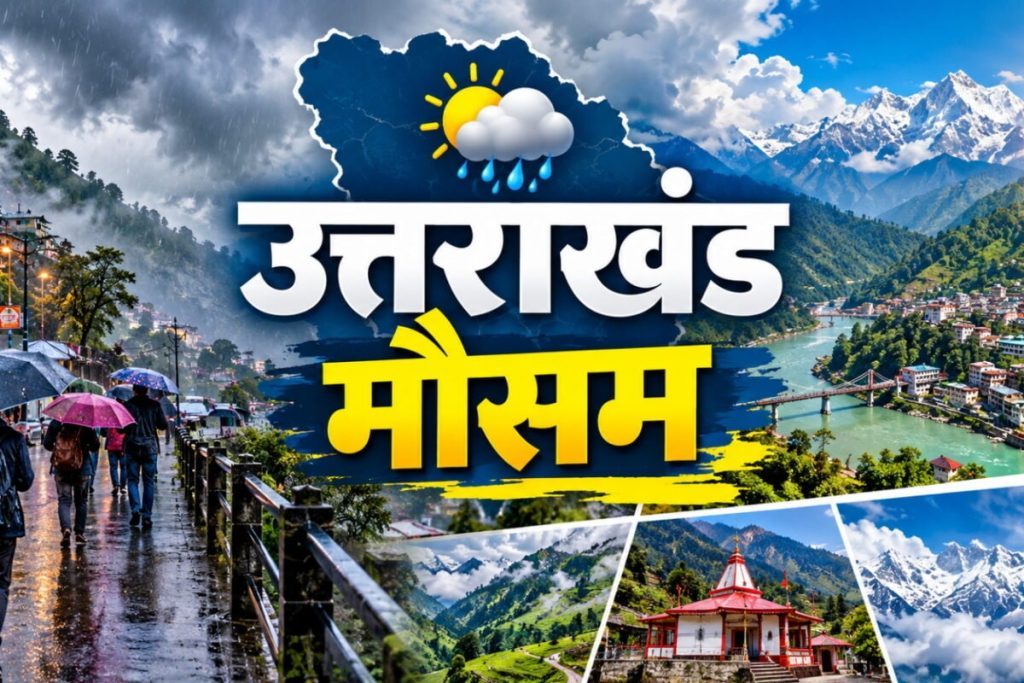 उत्तराखंड मौसम: पहाड़ों पर बारिश और बर्फबारी के आसार, हरिद्वार-उधम सिंह नगर में साफ रहेगा आसमान, जानें IMD का ताजा अपडेट