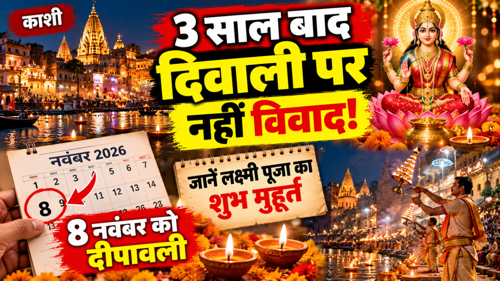 तीन साल बाद बिना तिथि विवाद के दिवाली, काशी के पंचांगों में बनी एकरूपता; जानें लक्ष्मी पूजा का शुभ मुहूर्त
