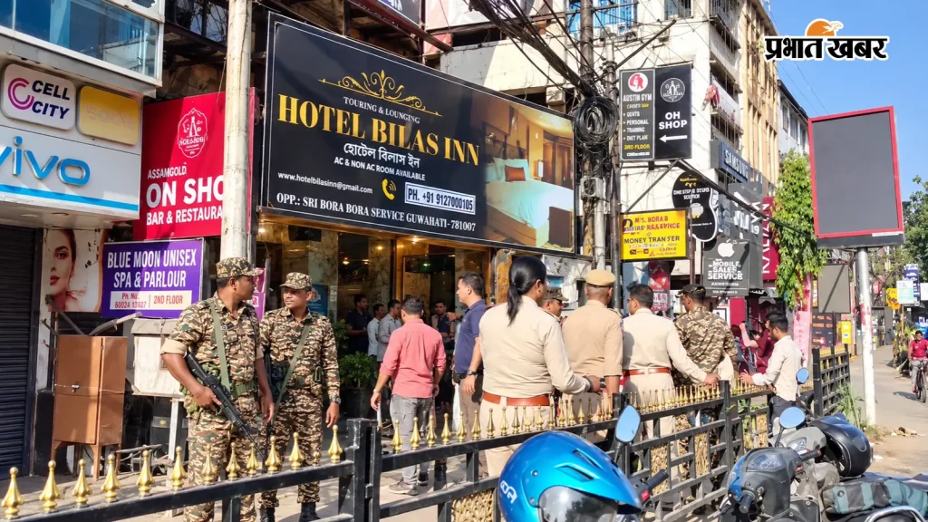 गुवाहाटी में होटल के पास अंधाधुंध फायरिंग: एक ही परिवार के 4 समेत 5 लोगों की मौत, लीज विवाद का शक, आरोपी गिरफ्तार