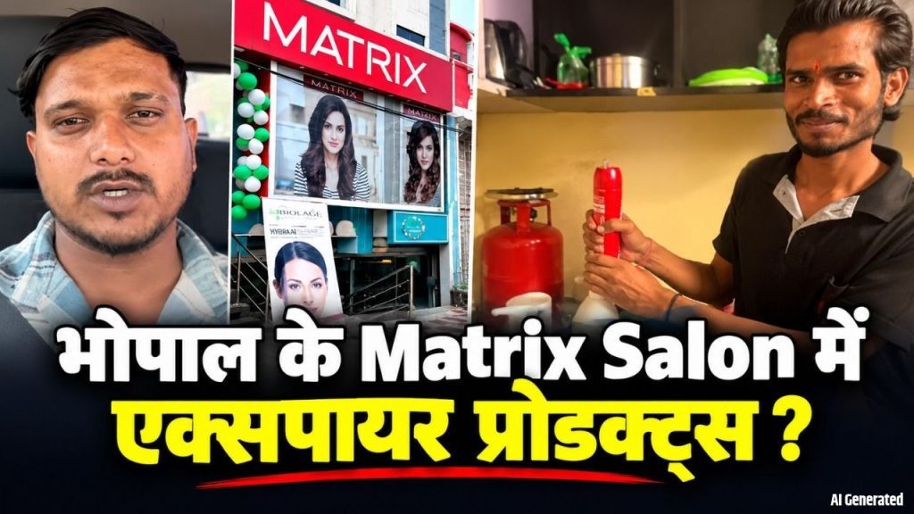 Bhopal Matrix Salon: भोपाल में VIP मैट्रिक्स सैलून का वीडियो वायरल, एक्सपायरी प्रोडक्ट्स इस्तेमाल करने का आरोप