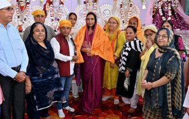 आलमबागव के बाबा धाम में श्राद्ध:संत बाबा हरदास राम और गेलाराम साहिब को दी श्रद्धांजलि