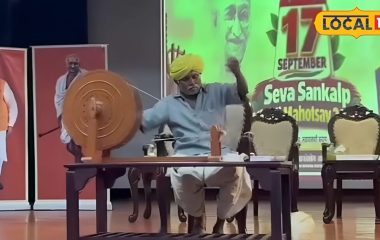 Khadi Mahotsav Jodhpur: निफ्ट में बाड़मेर के बुनकर ने चलाया चरखा, छात्रों को दिखाया खादी बनाने का हुनर