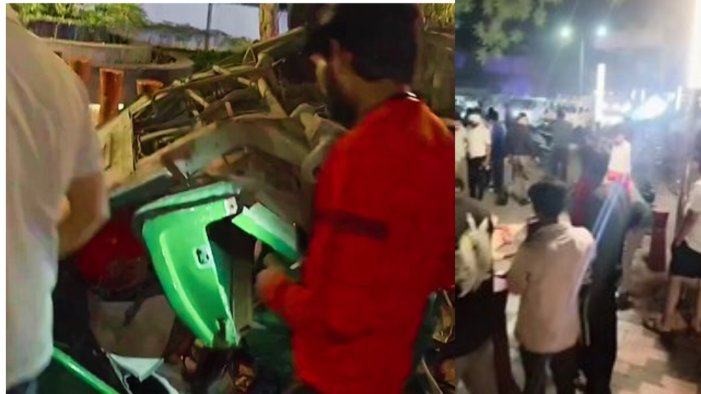 ग्वालियर के शीतला माता मंदिर के पास बैरीकेट्स तोड़ते हुए घुसा ट्रक, श्रद्धालुओं को कुचला, 12 की मौत, कई गंभीर