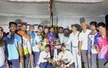 चैलेंजर कप का रोमांचक मुकाबला, आरंग ने नगरी को 1 रन से हराकर जीता खिताब, विजेता को 40 हजार व ट्रॉफी, उपविजेता 20000 और कप से सम्मानित