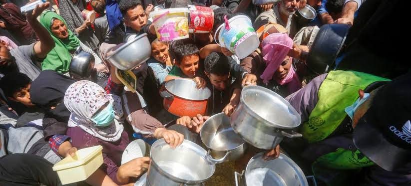 गाजा में भुखमरी का संकट, UN ने 500000 लोगों की सहायता रोकी
