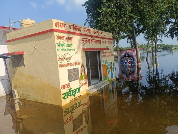 Basti News: कुआनो का जलस्तर बढ़ा, कई गांवों में धान की फसल डूबी