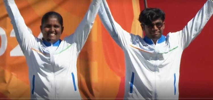 पहली बार मिक्स्ड रिकर्व के पोडियम पर भारत, धीरज-कुमकुम की जोड़ी ने जीता रजत
