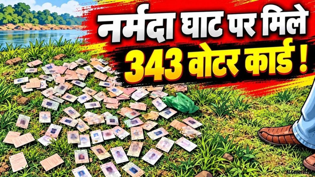 Maheshwar Voter ID Case: महेश्वर के घाट पर मिले इंदौर के 343 वोटर कार्ड, CEC ज्ञानेश कुमार पर FIR के लिए कांग्रेस ने दिया धरना