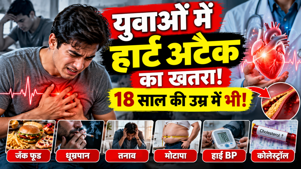 Agra News: युवाओं में क्यों बढ़ रहे हार्ट अटैक के मामले? 18 साल की उम्र में भी खतरा, डॉक्टरों ने बताए कारण